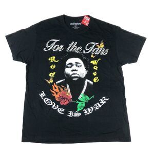 Rodwave For The Fans Love Is War Tour Tee T Shirt Size Large L Black B2